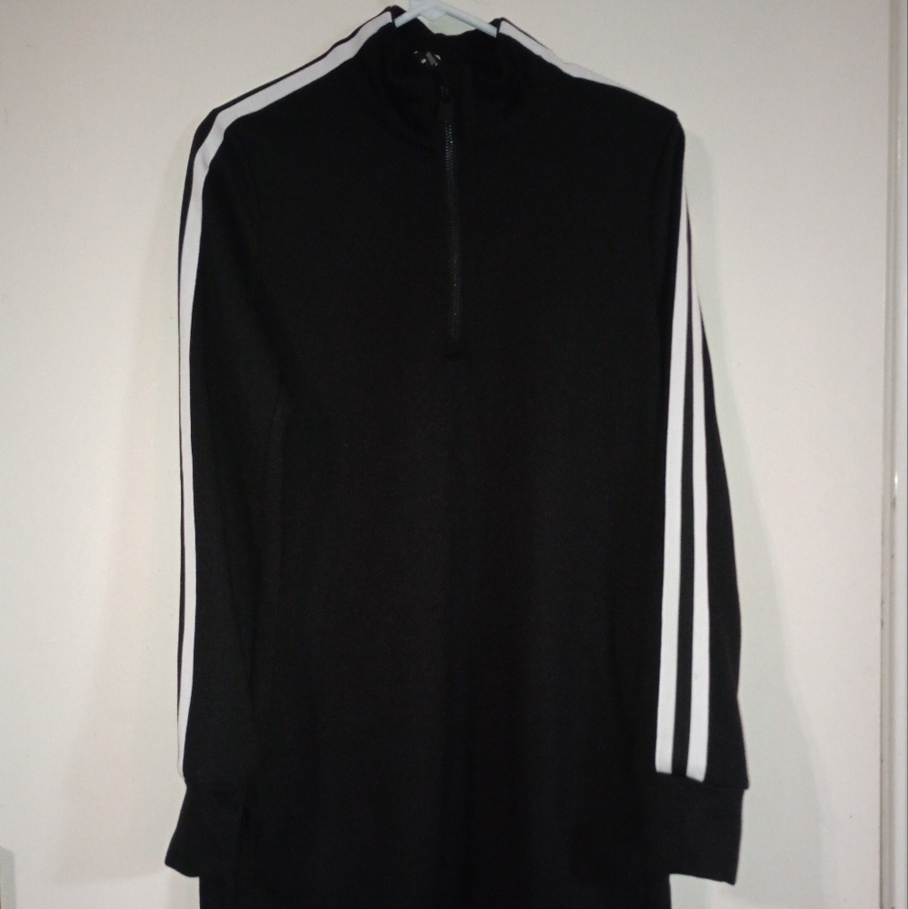 Athleta  Crosstown Track Dress Black  Small